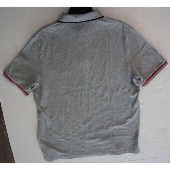 Polo Ralph Lauren Men's Sz L Gray Heather American Flag Pony Polo Shirt - Picture 7 of 7